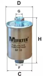 Фільтр палива MFILTER BF 10